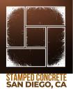 Stamped Concrete San Diego, CA logo